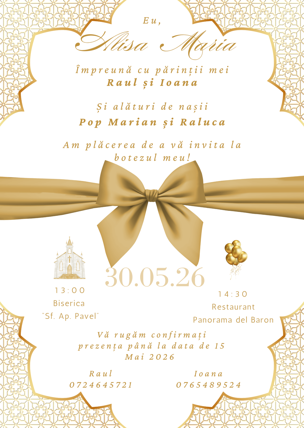 Golden Elegance - Printată