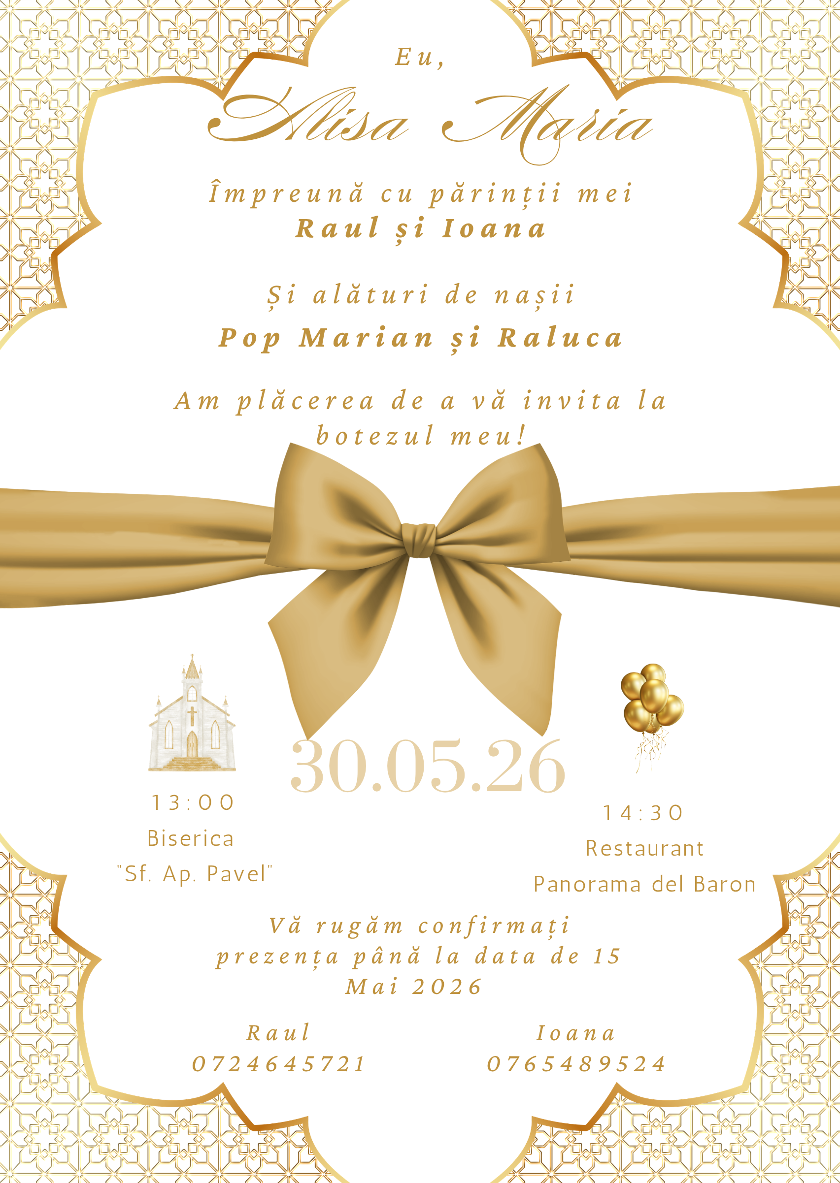 Golden Elegance - Printată