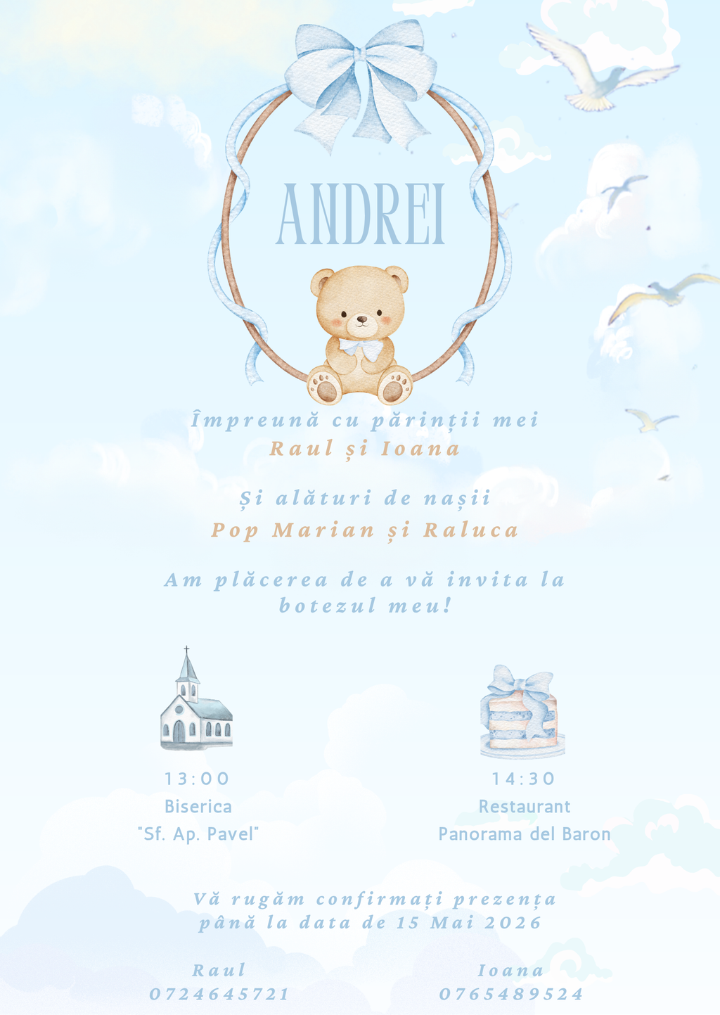 Baby Blue - Printată