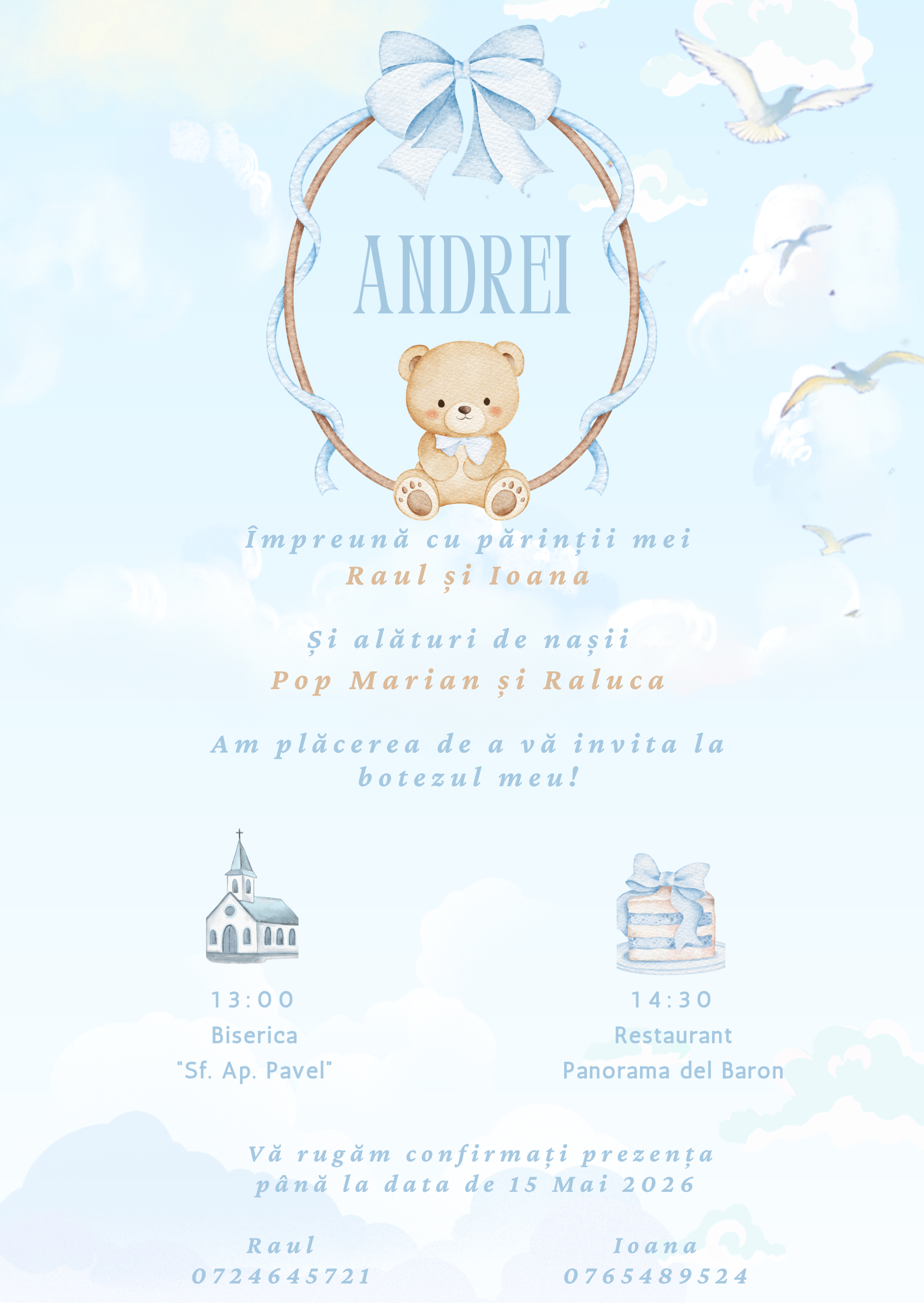 Baby Blue - Printată