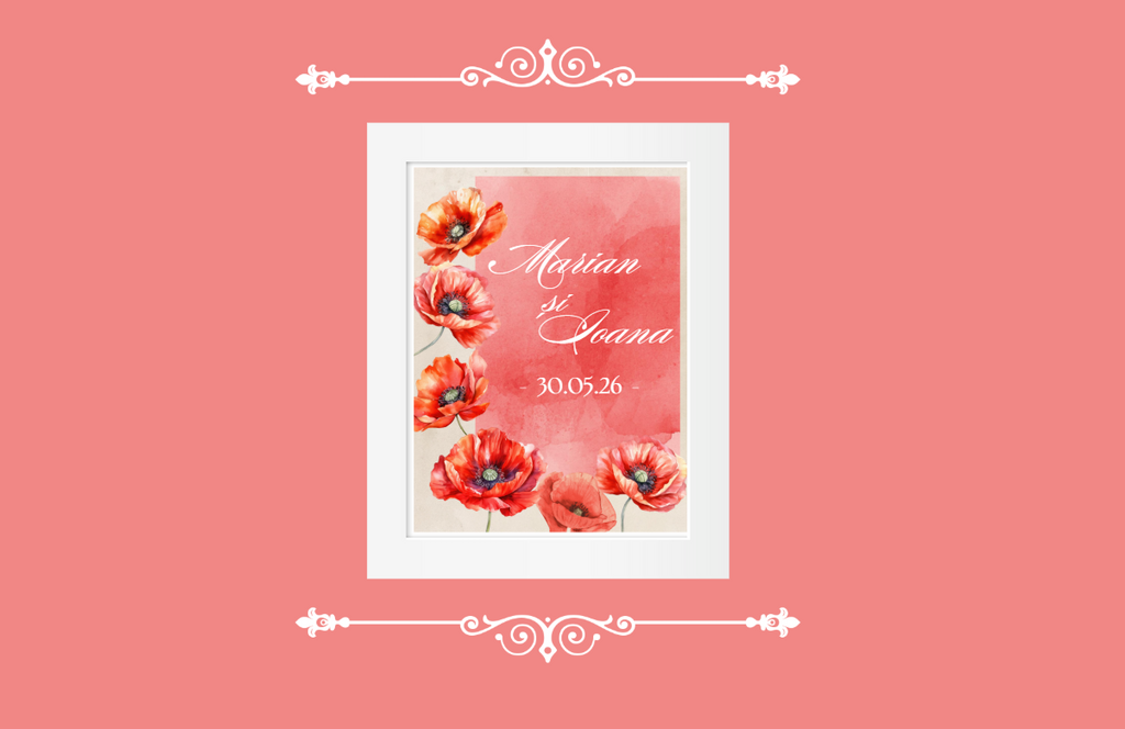 Blushing Poppies - Digitală