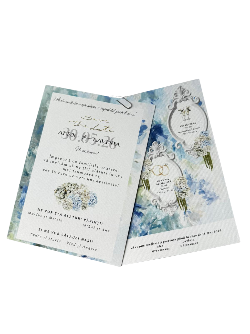 Blue Envelope - Printată