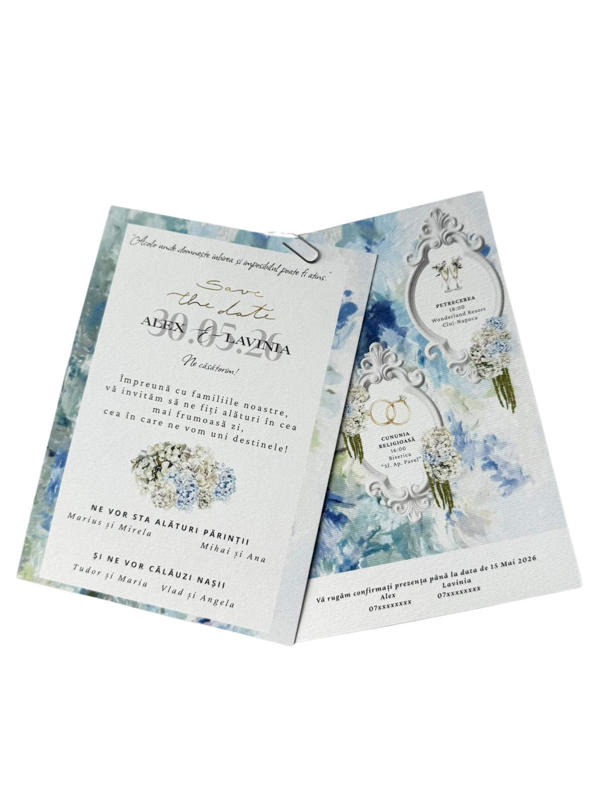 Blue Envelope - Printată